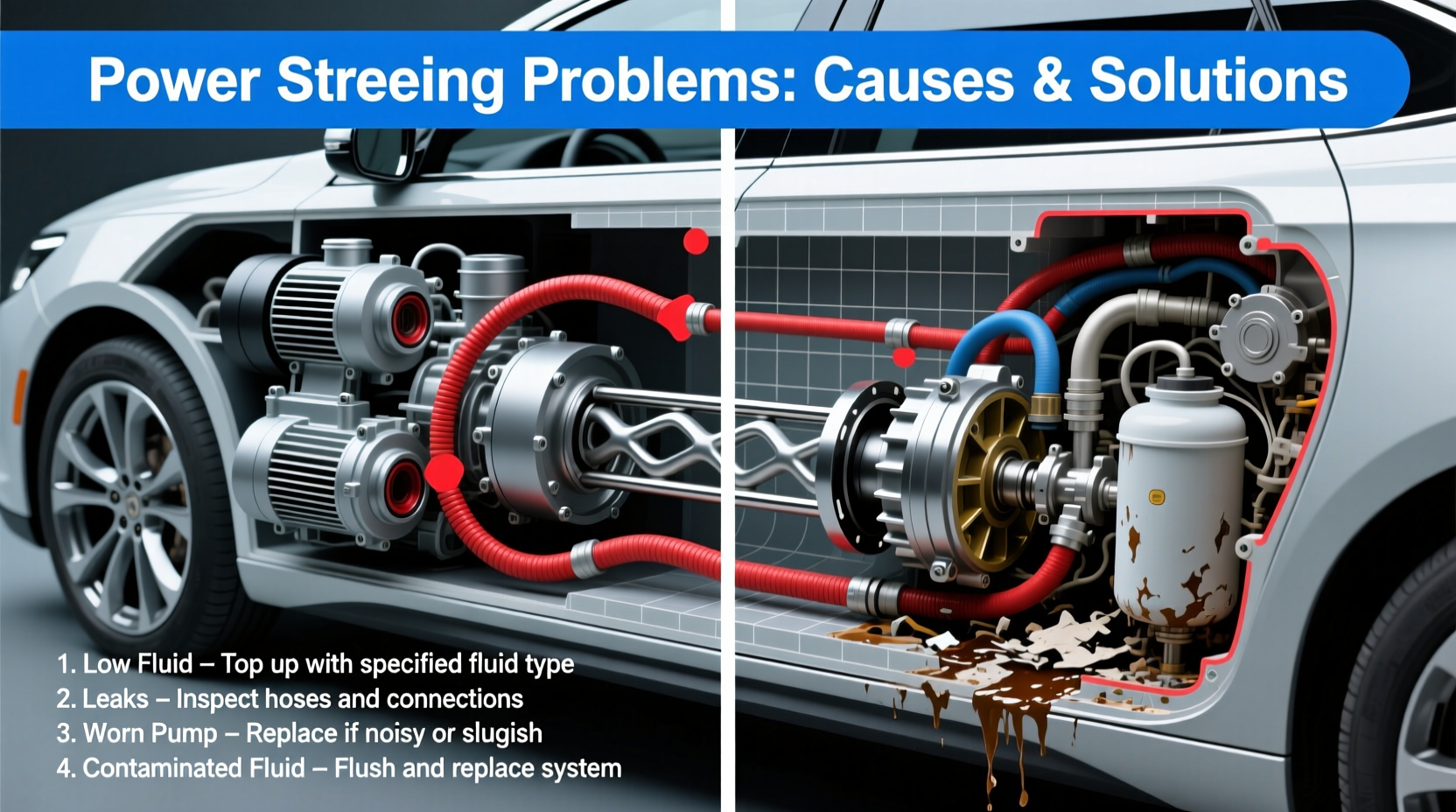 power steering problems why it fails what to do