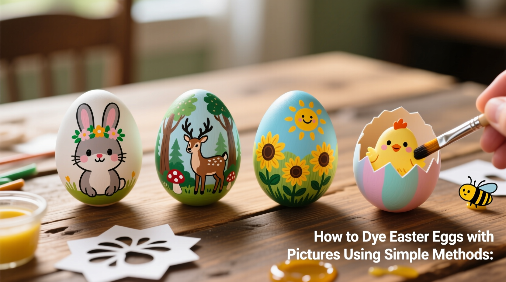 how to dye easter eggs with pictures