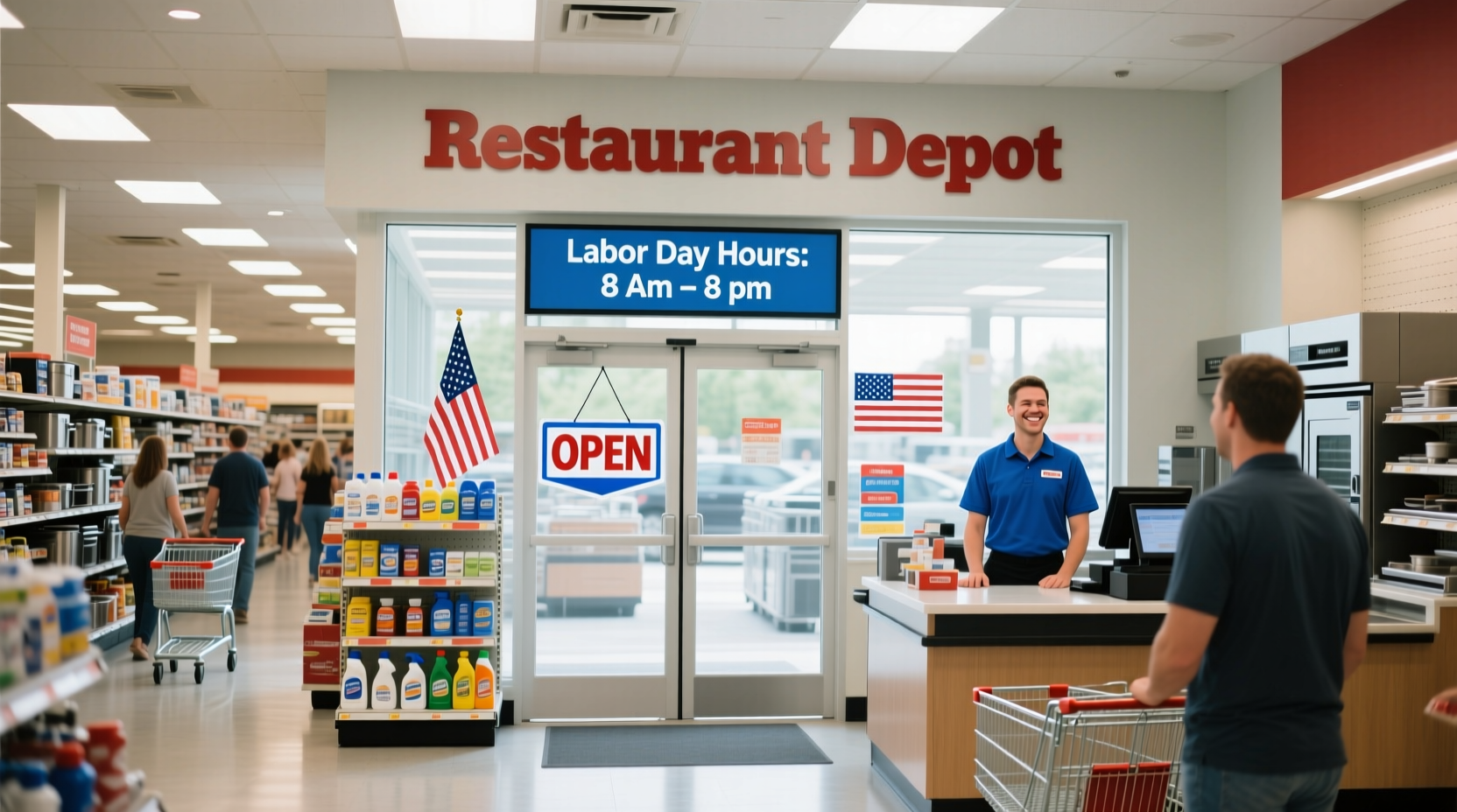 is restaurant depot open on labor day