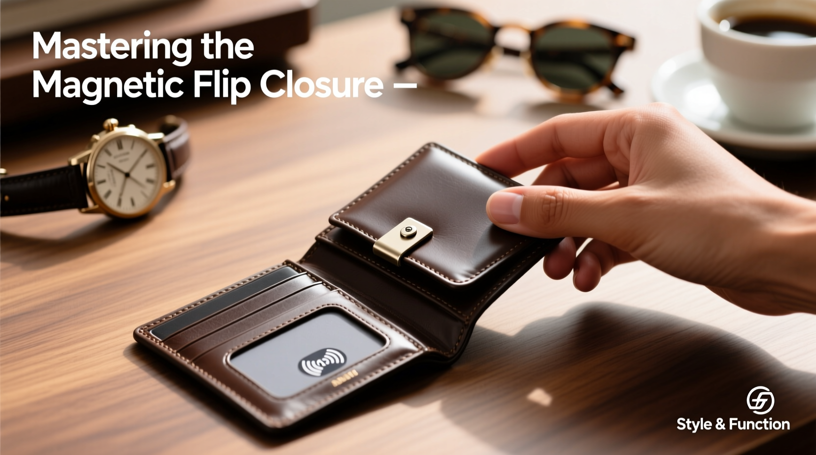 mastering the magnetic flip closure on your wallet a practical guide to secure and stylish use