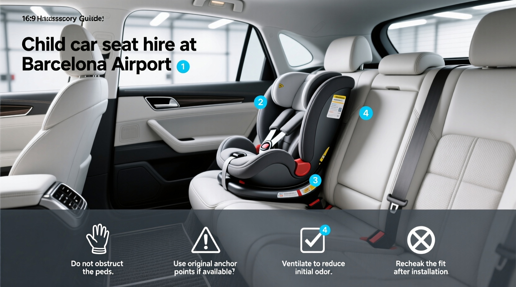 child car seat hire barcelona airport