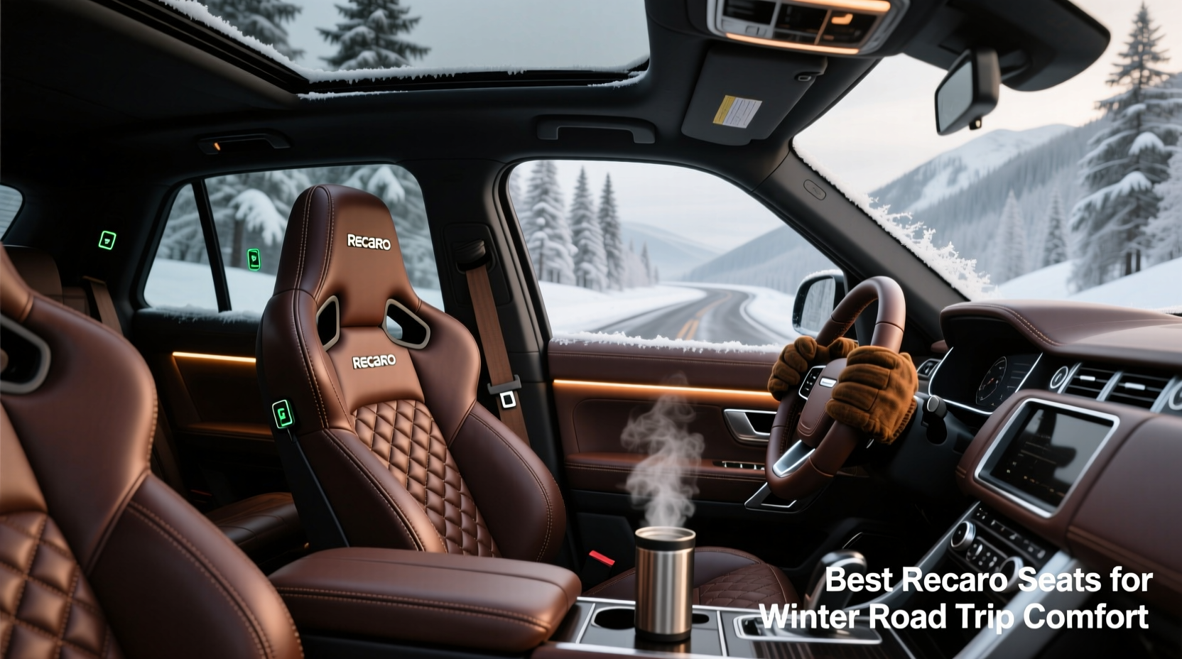 recaro winter road trip comfort