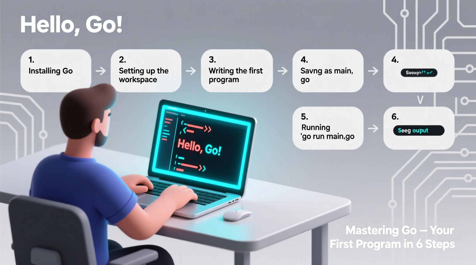 mastering go a step by step guide to writing and running your first go program