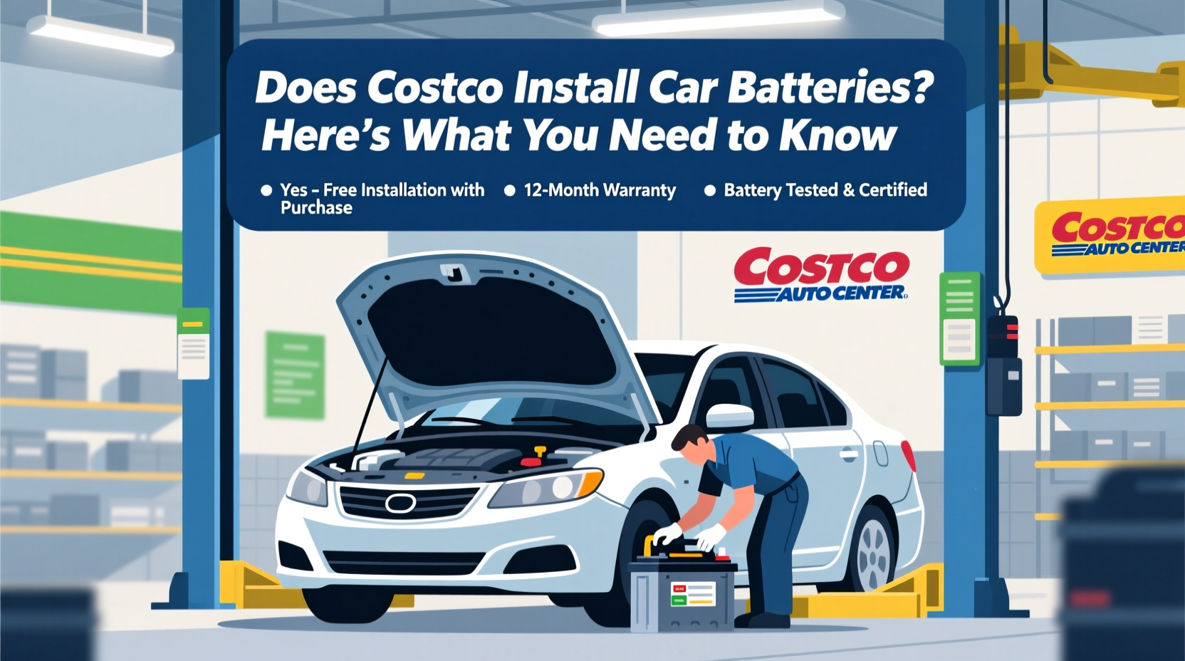 does costco install car battery
