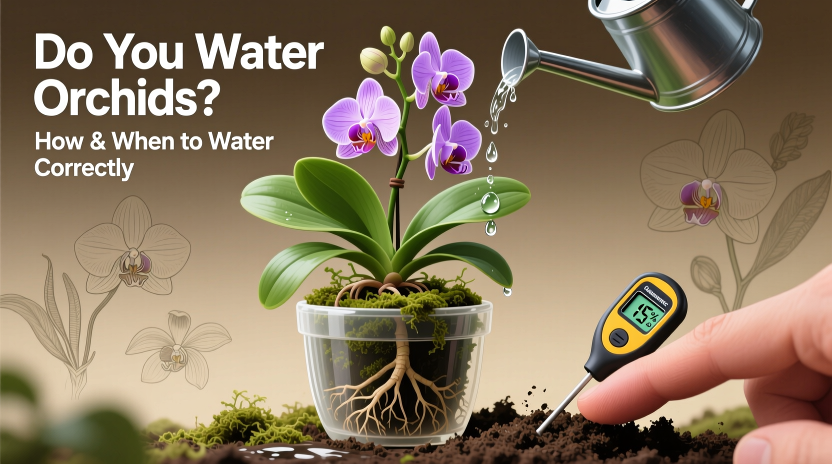 do you water orchids