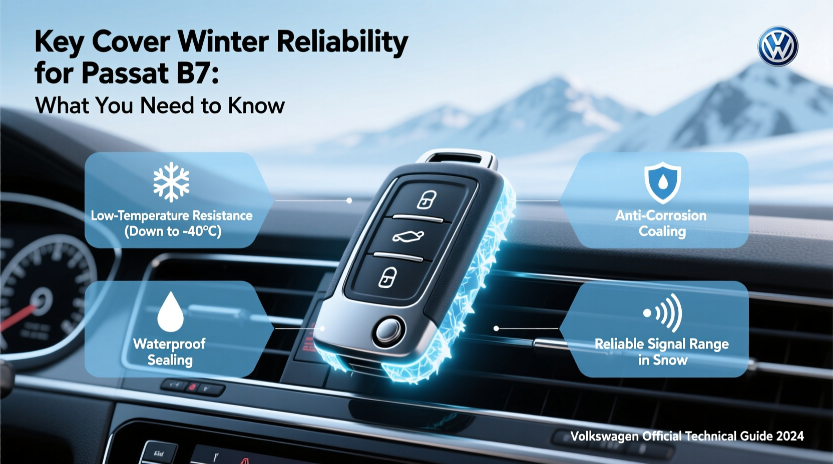 key cover winter reliability passat b7