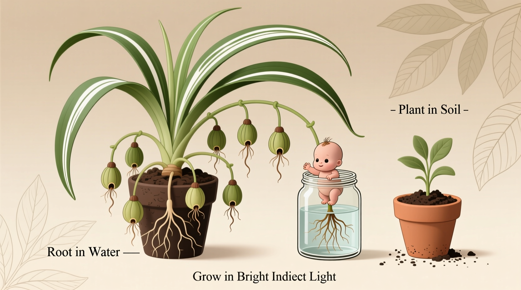What to Do with Spider Plant Babies: Propagate & Grow