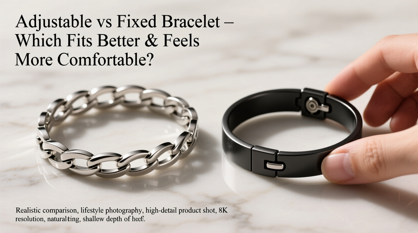 adjustable vs fixed bracelet which one actually fits better and is more comfortable