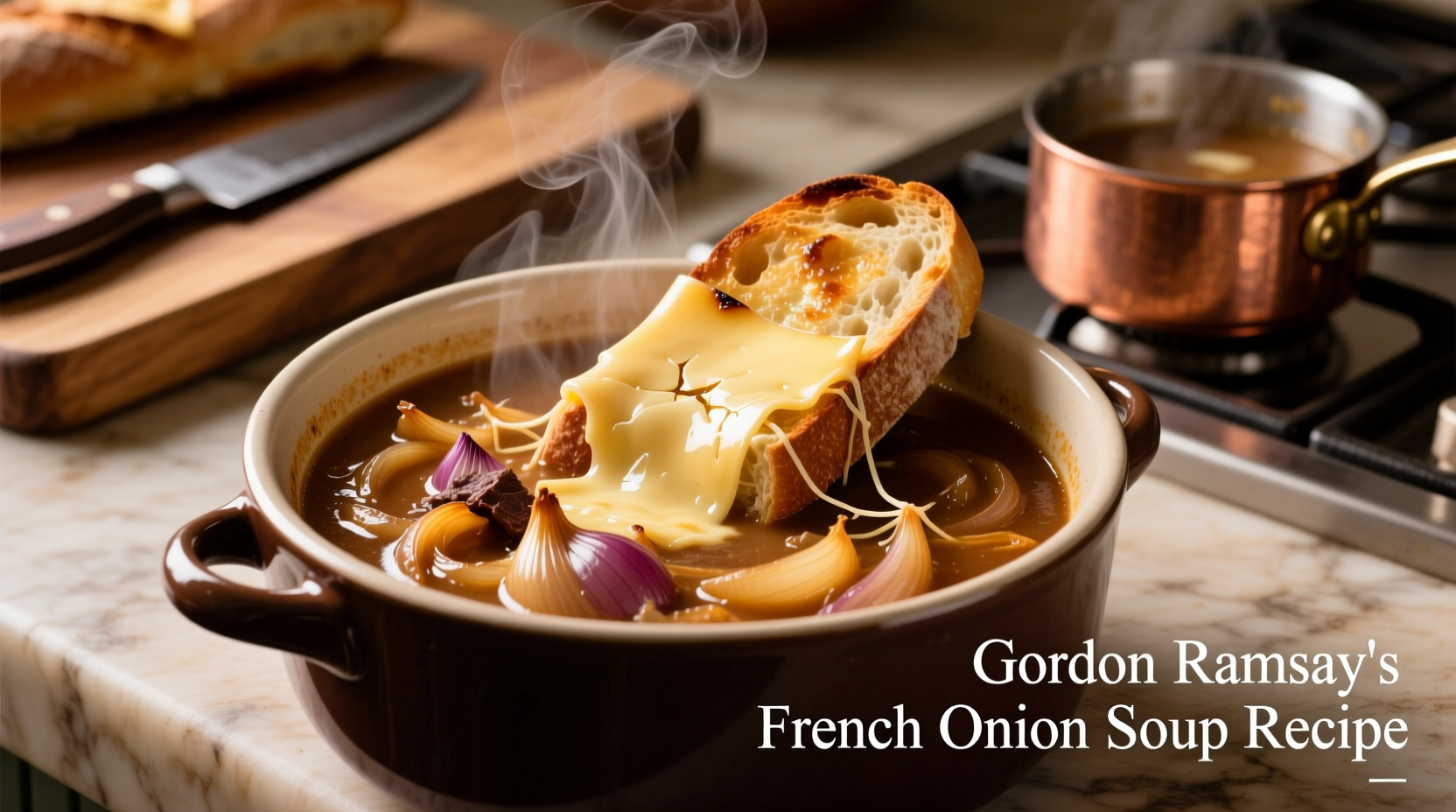 Gordon Ramsay's Authentic French Onion Soup Recipe