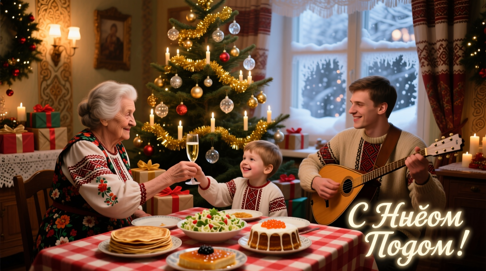 how do russian celebrate new year