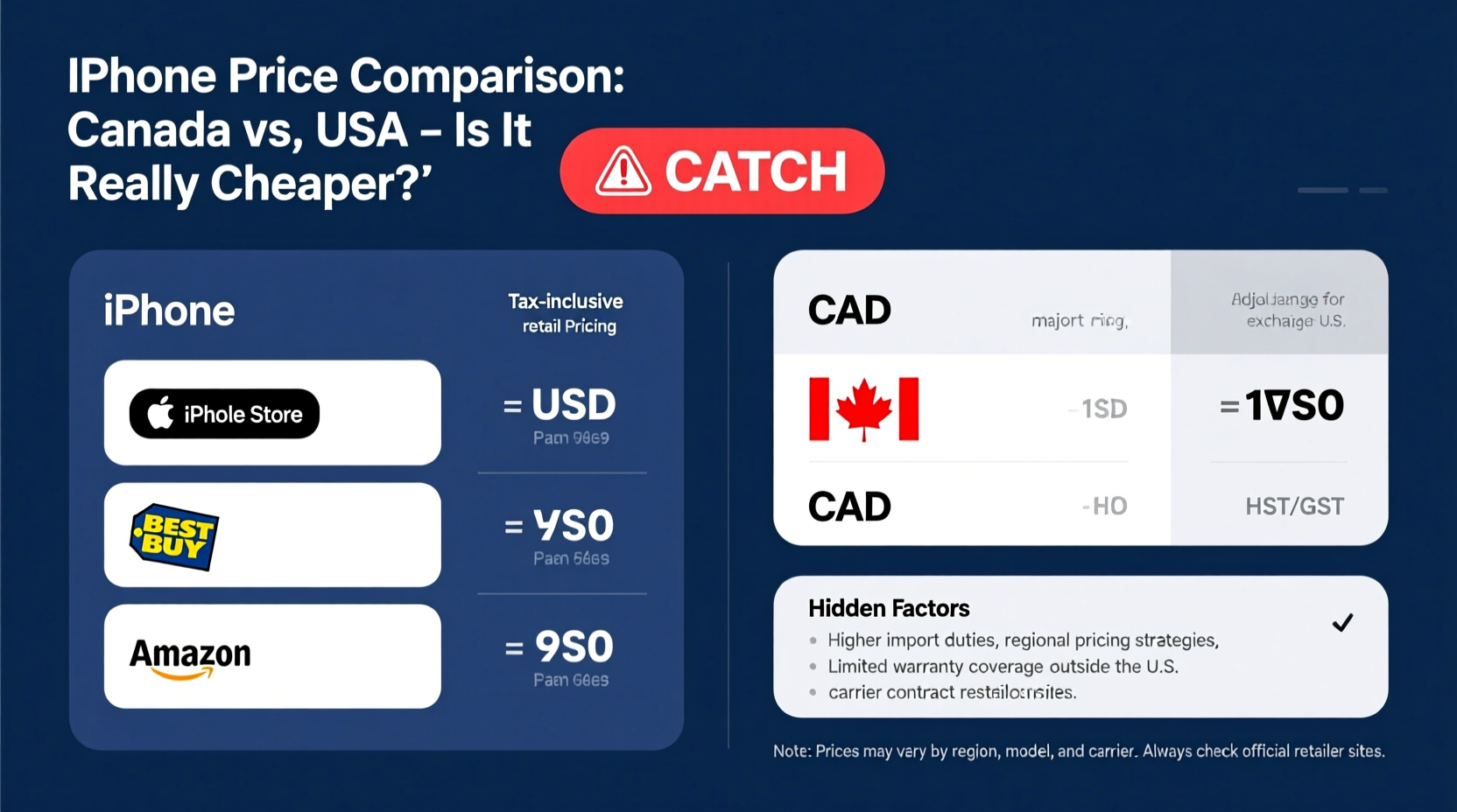 is it actually cheaper to buy an iphone in canada vs the us whats the catch