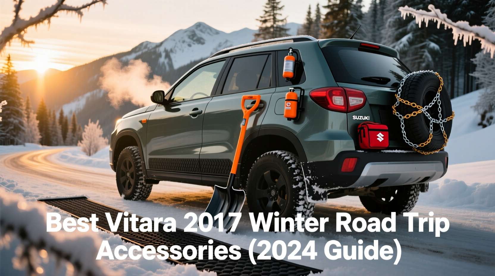 vitara 2017 winter road trip accessories