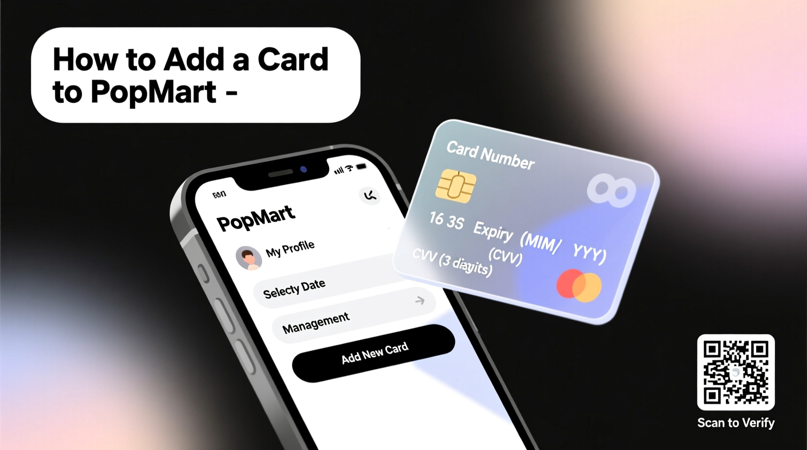 how to add a card to popmart
