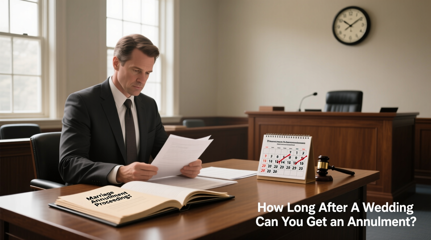 how long after a wedding can you get an annulment