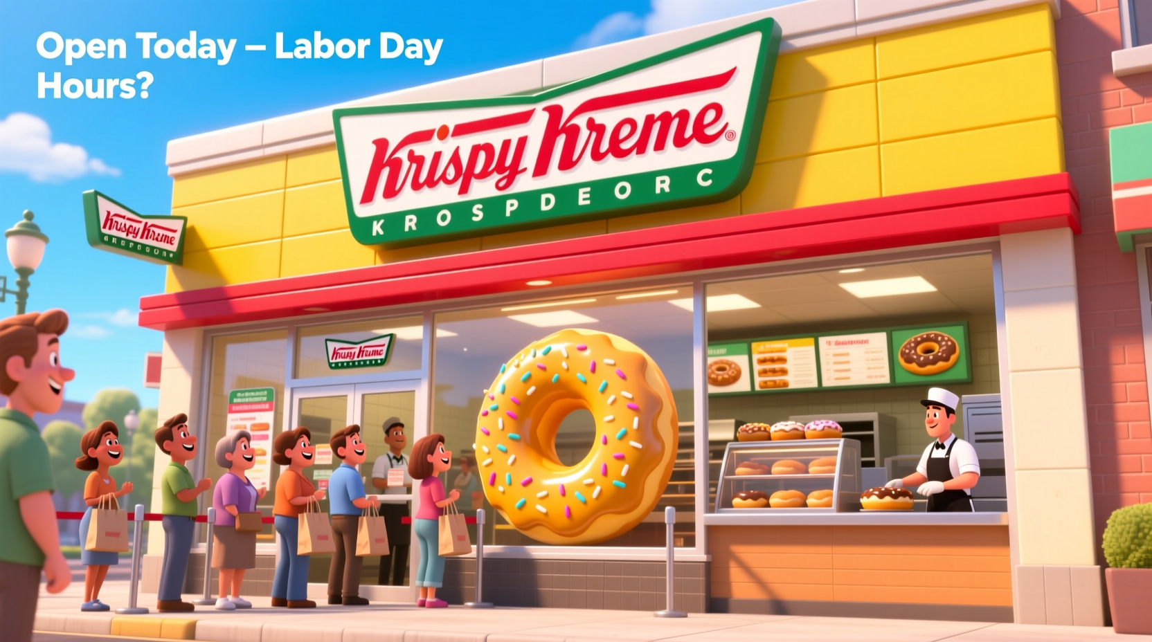 is krispy kreme open on labor day