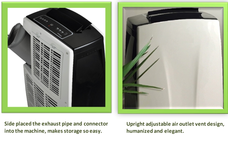 PCR44-02MA 24h Timer home AC 15000 btu LED display R290 cooling Mobile portable Air Conditioner Without water tank