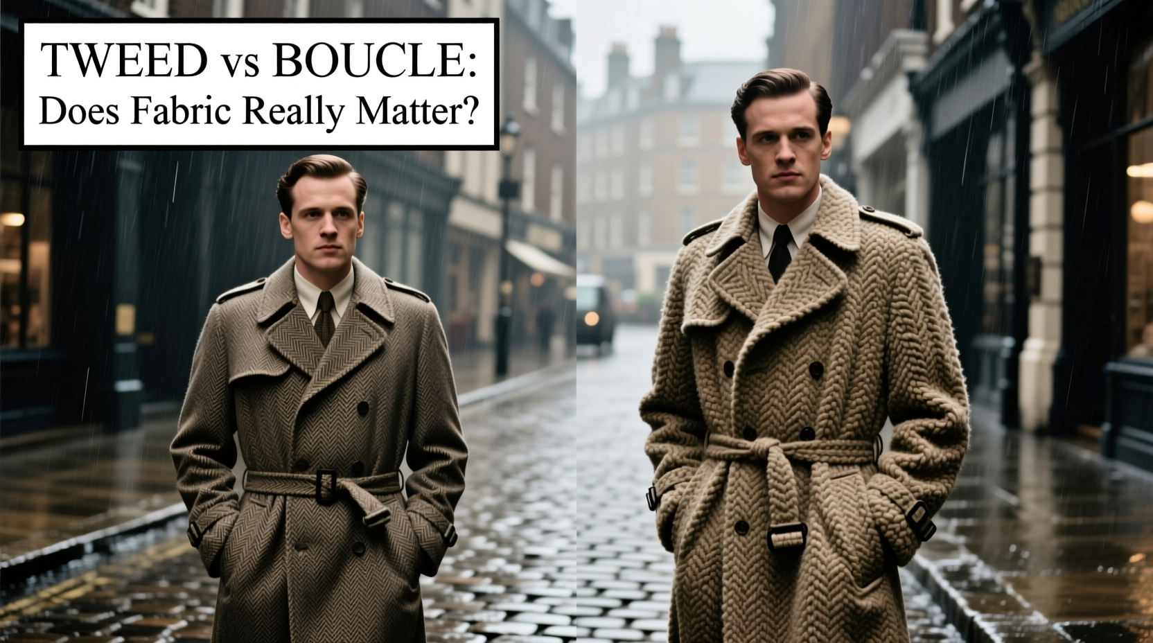 tweed vs boucle jackets does the fabric really matter or is it all just style