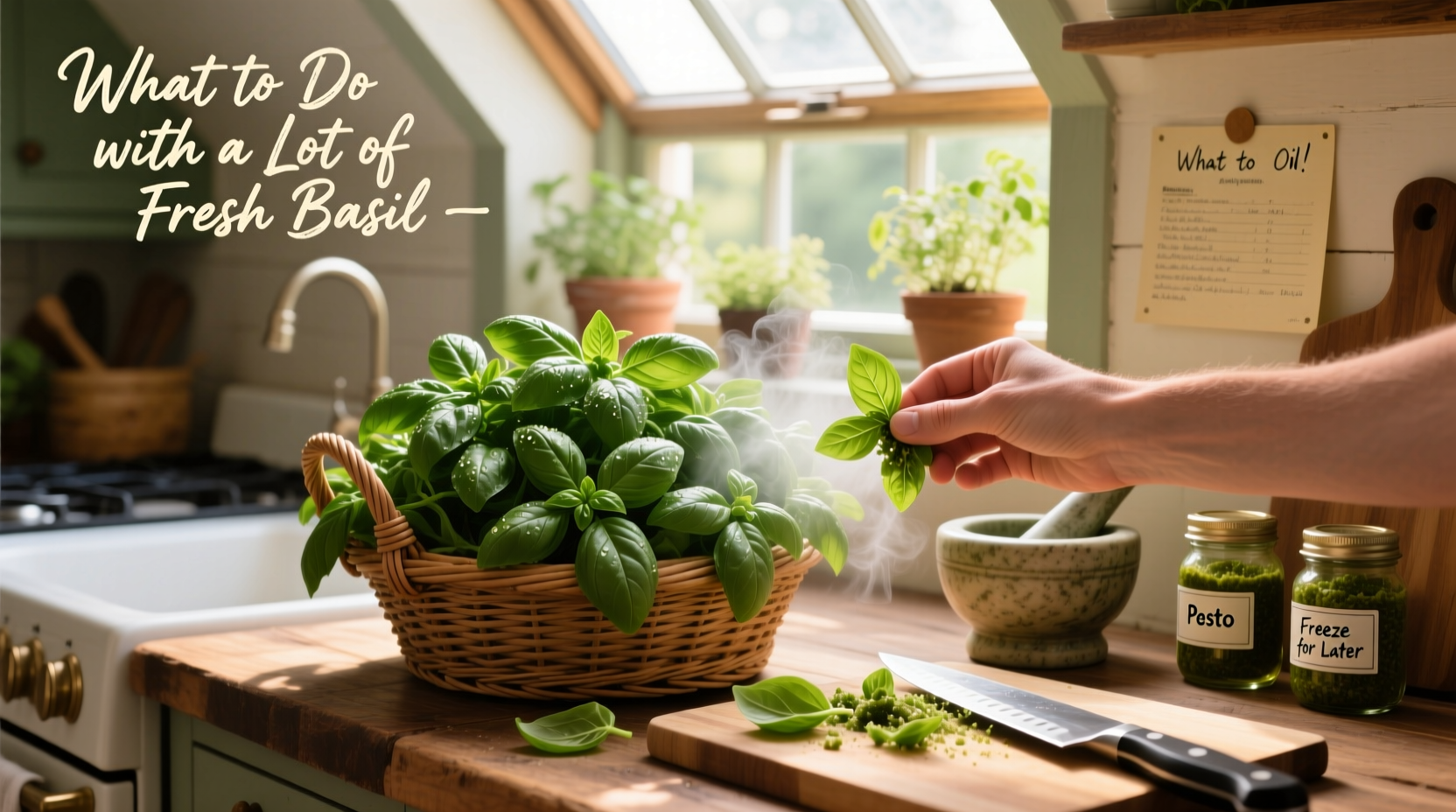 What to Do with a Lot of Fresh Basil