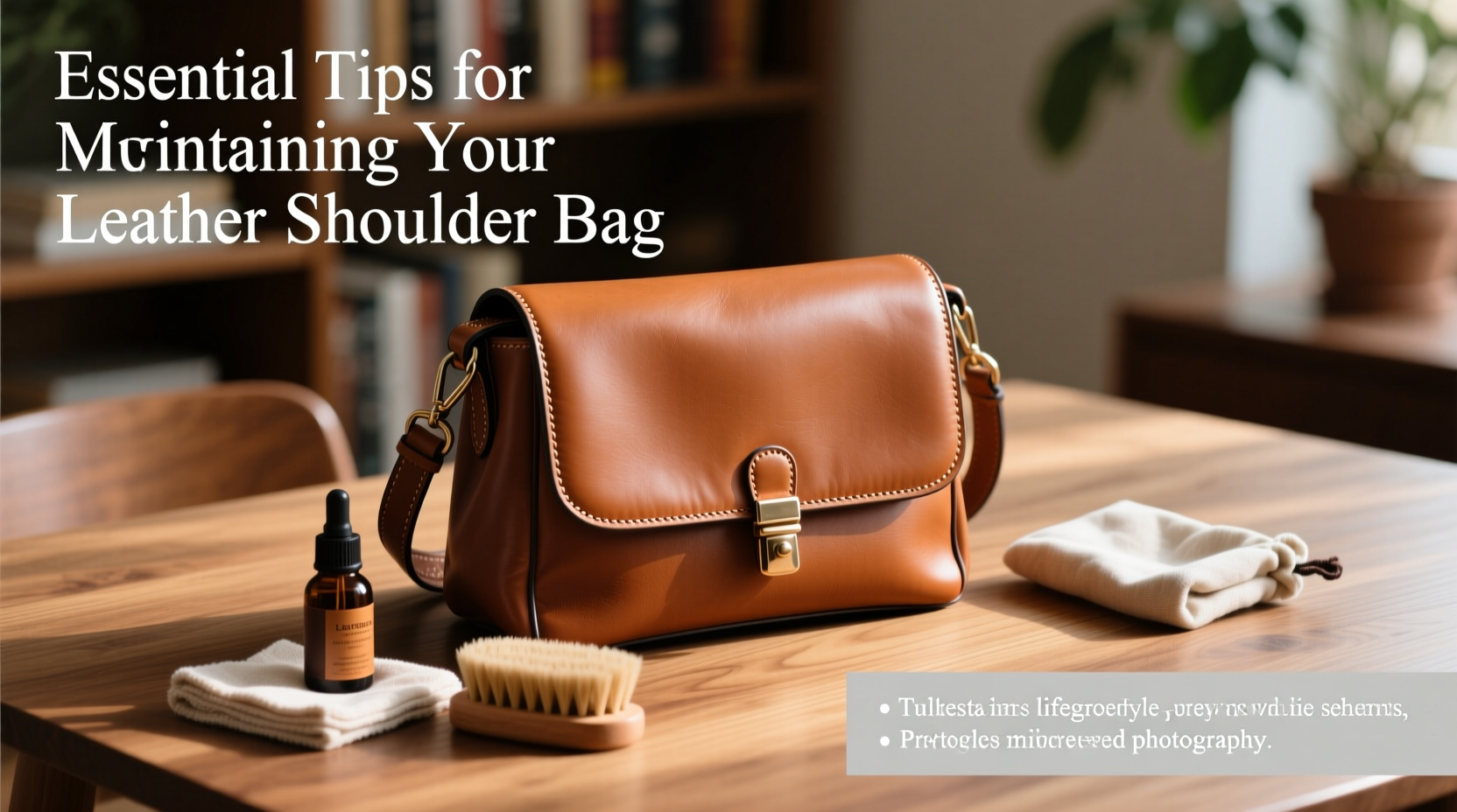 essential tips for maintaining and caring for your leather shoulder bag