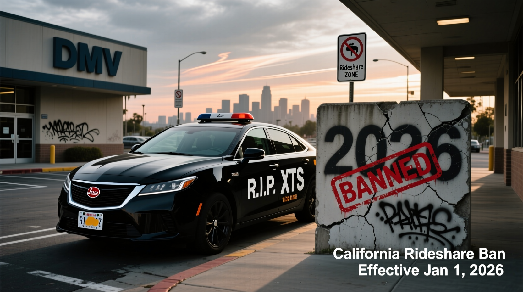 xts rideshare california 2026