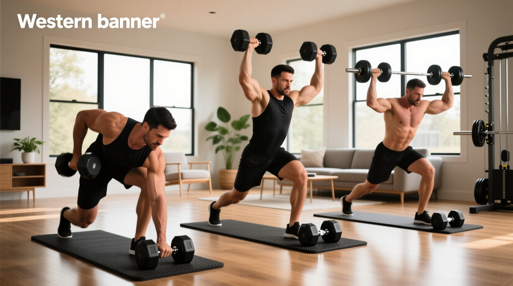 3 exercise upper body dumbbell workout