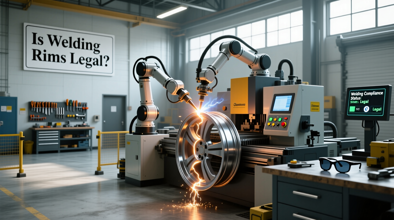 How to Choose Automatic Wheel Rim Welding Machine, Is Welding Rims Legal?