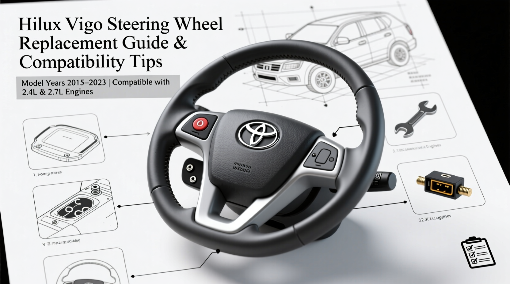 hilux vigo steering wheel replacement