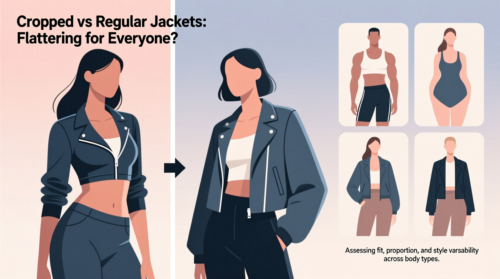 cropped vs regular jackets is the cropped trend flattering for everyone or should i stick with a regular fit