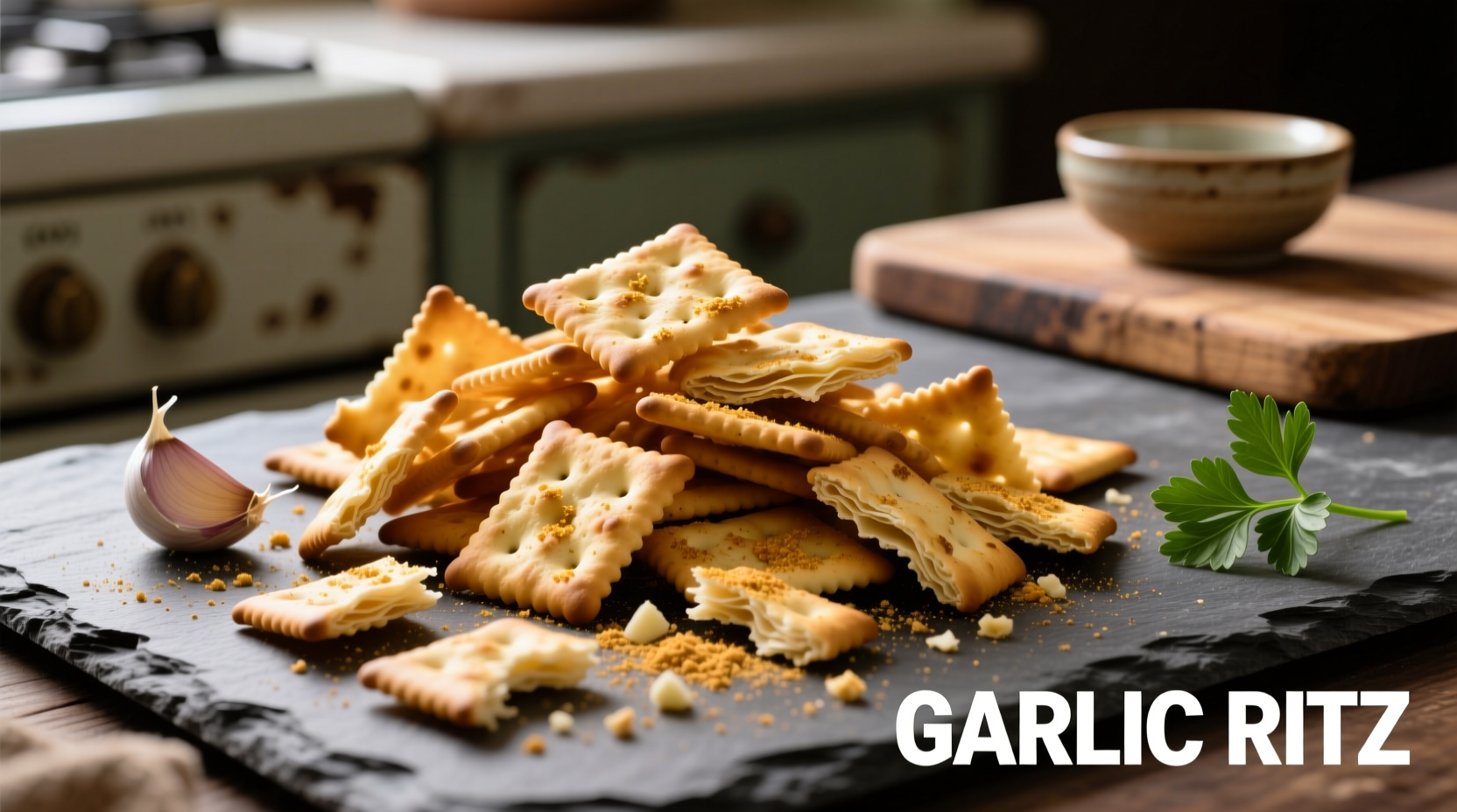 garlic ritz crackers