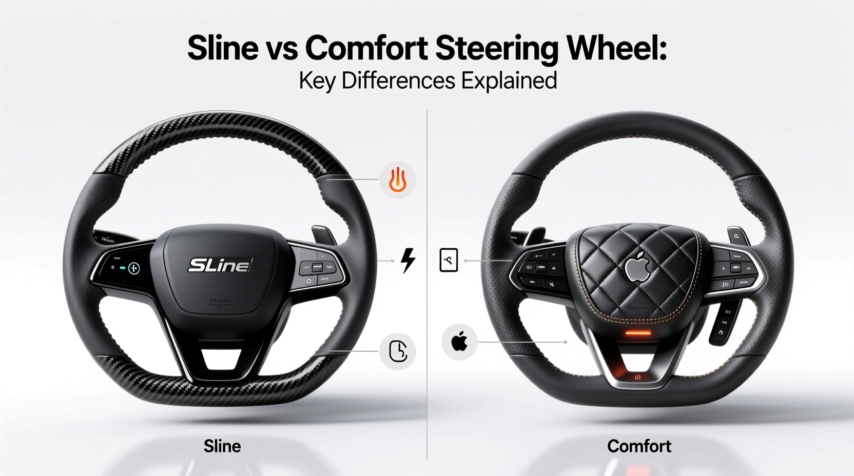 Sline vs Comfort Steering Wheel: Key Differences Explained