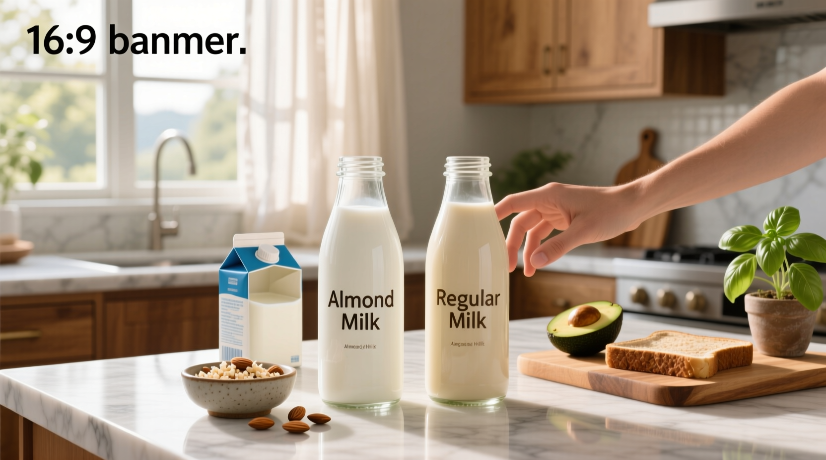 almond milk vs cow's milk calcium