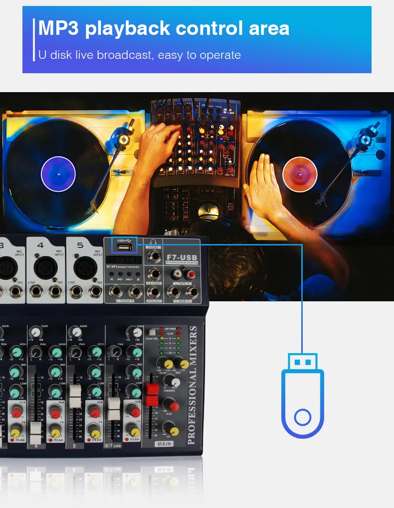 Good Price studio master audio mini mixer Live Sound