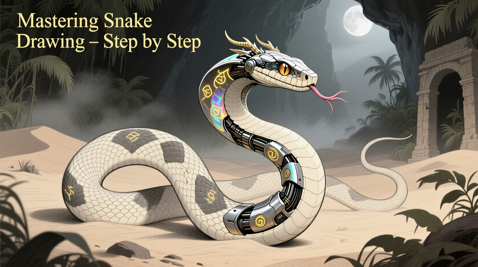 mastering how to draw snakes step by step techniques for realistic and creative designs