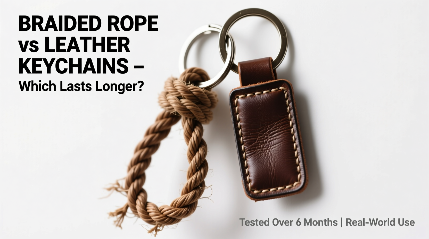 braided rope vs leather keychains which one actually lasts longer without falling apart