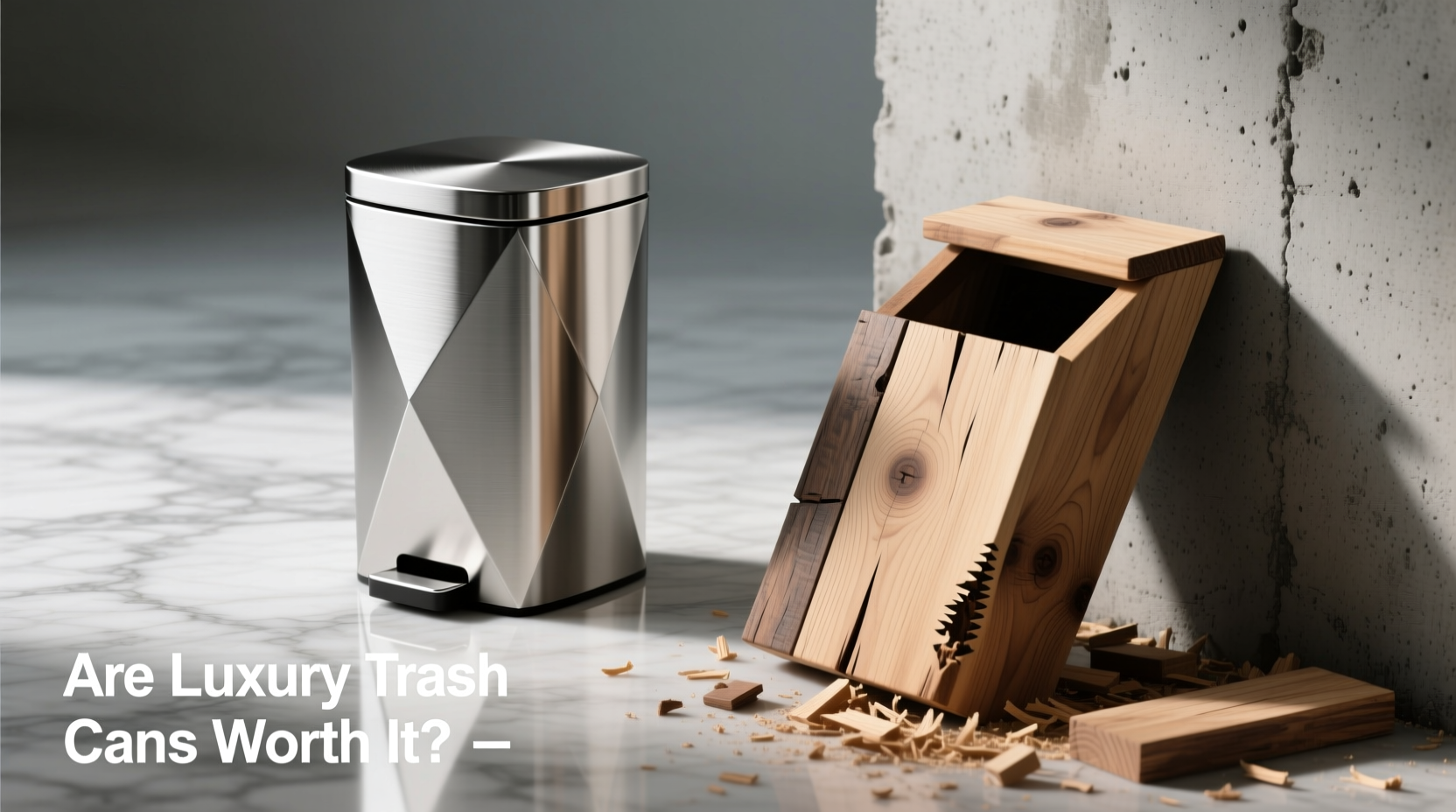 are luxury trash cans really worth it over a diy build i need answers