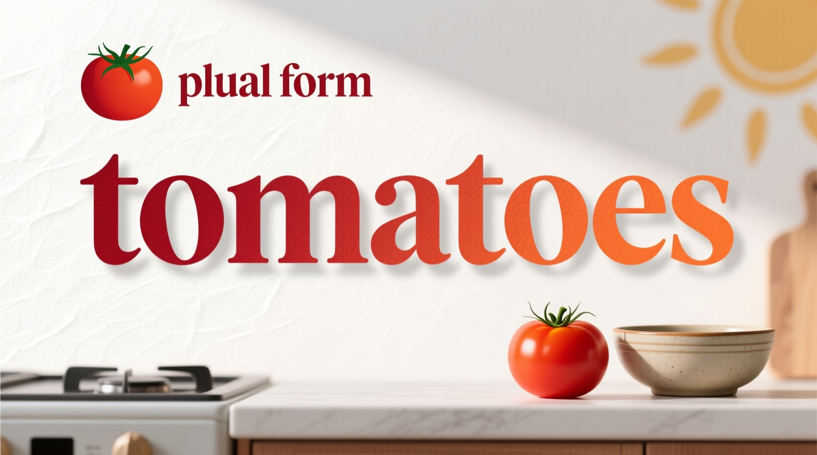 Plural of Tomato: Tomatoes (Not Tomatos)