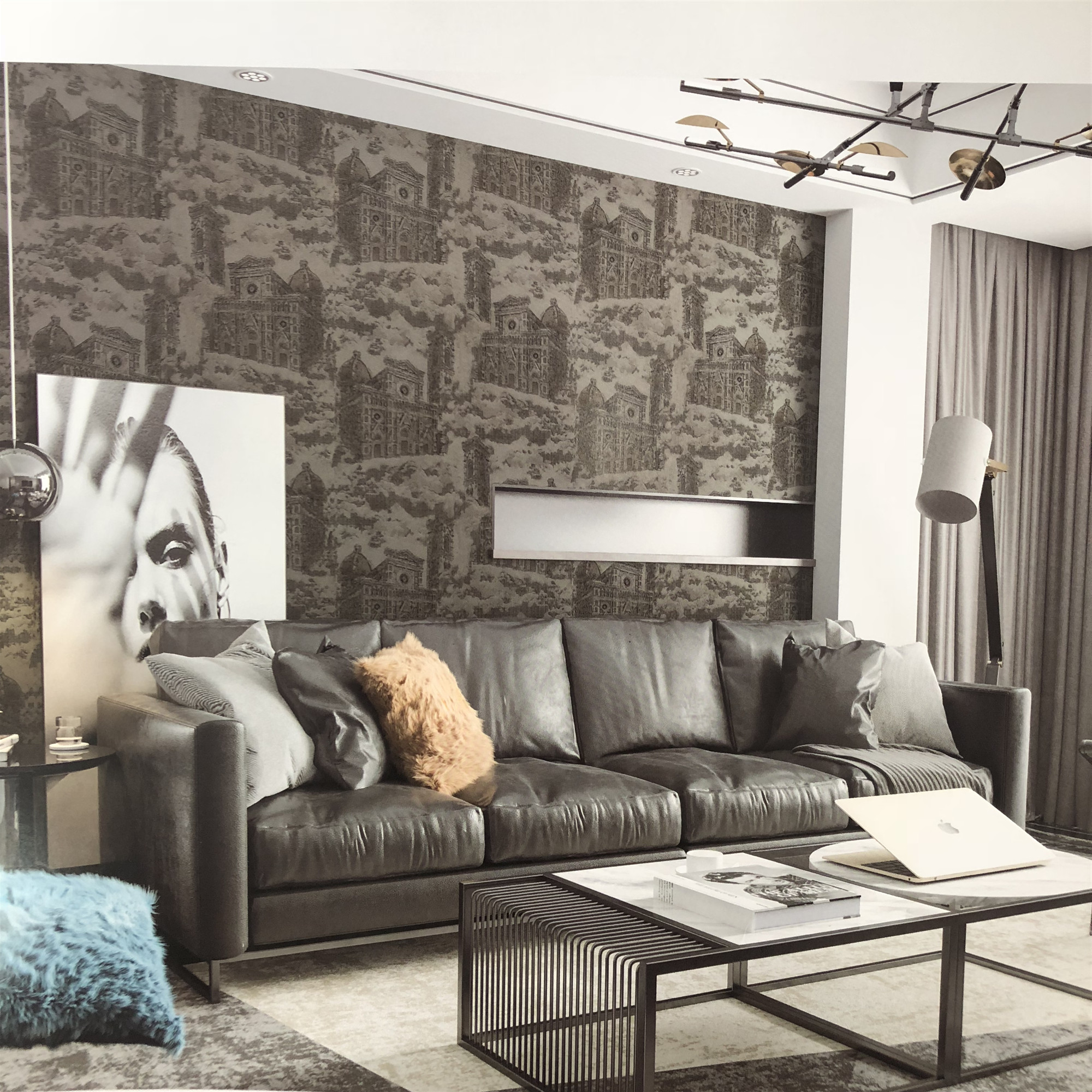 Factory sells 3d wallpaper, modern wallpaper