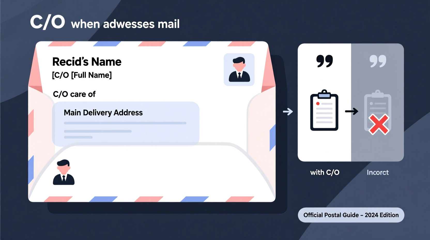 a complete guide to properly using care of c o when addressing mail