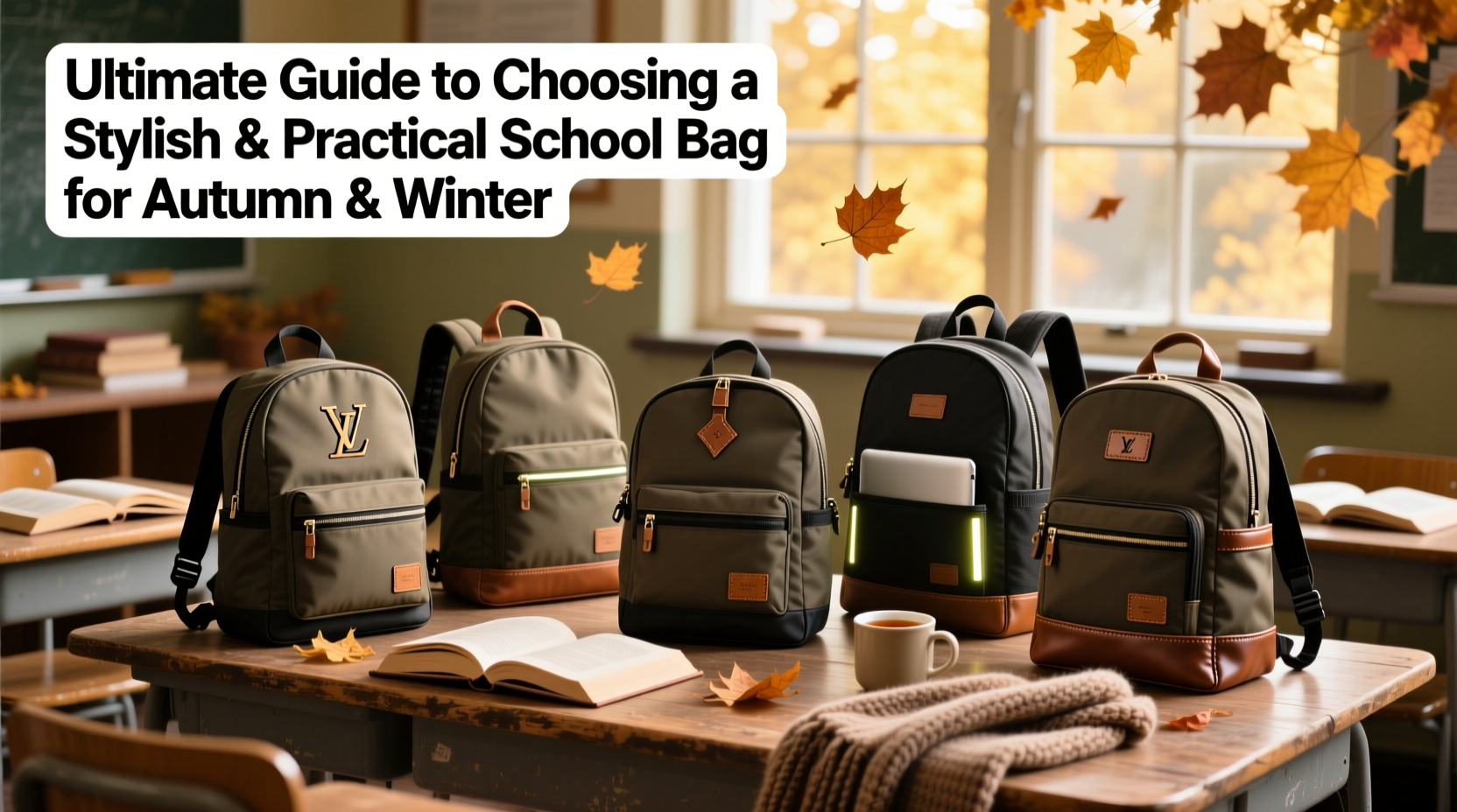 ultimate guide to choosing a stylish and practical school bag for autumn and winter