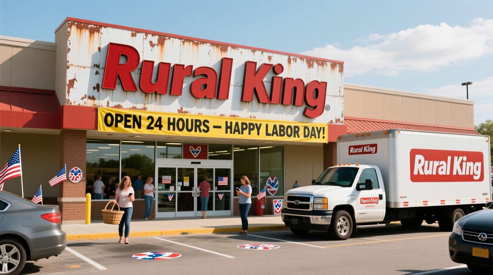 is rural king open on labor day