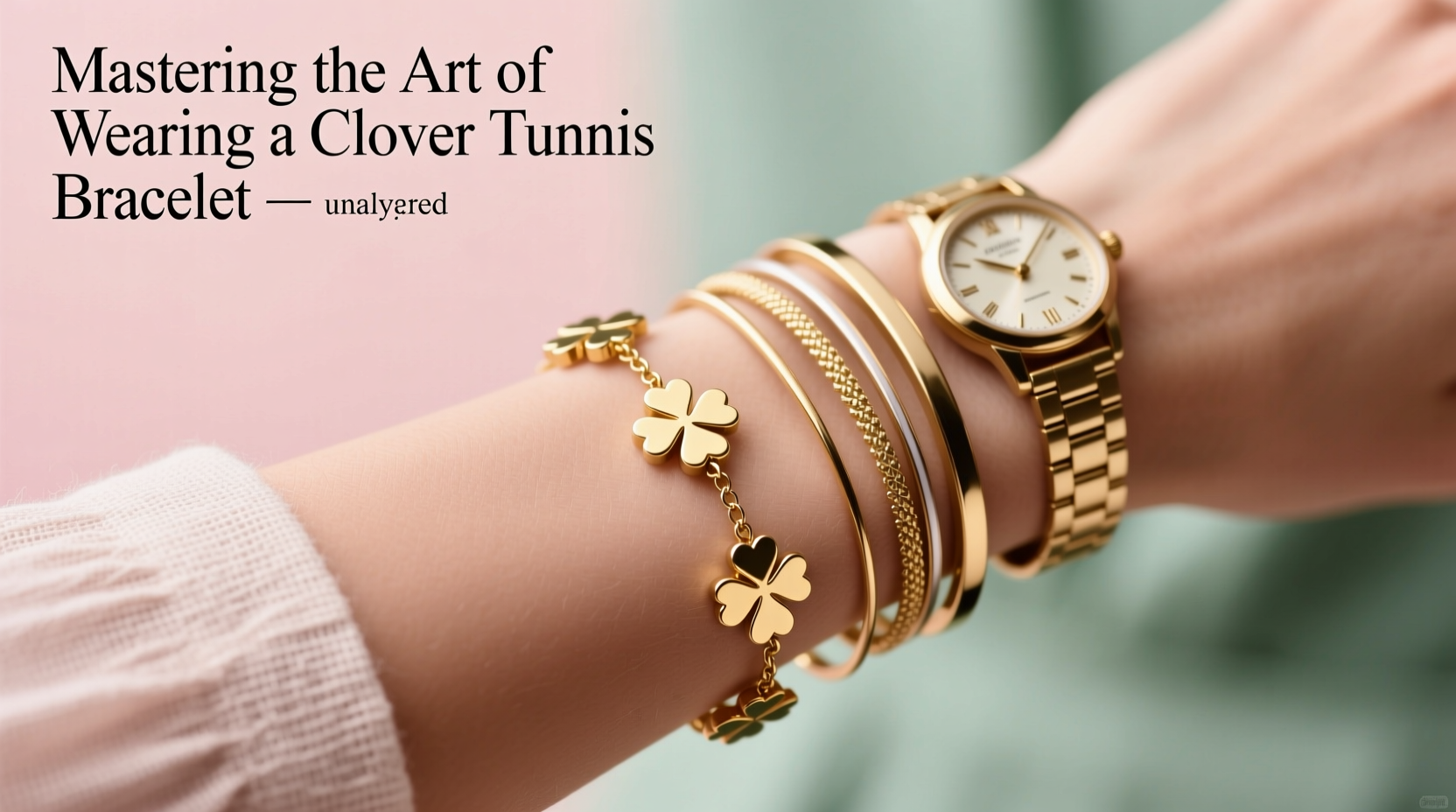 mastering the art of wearing a clover tennis bracelet chic and versatile styling tips