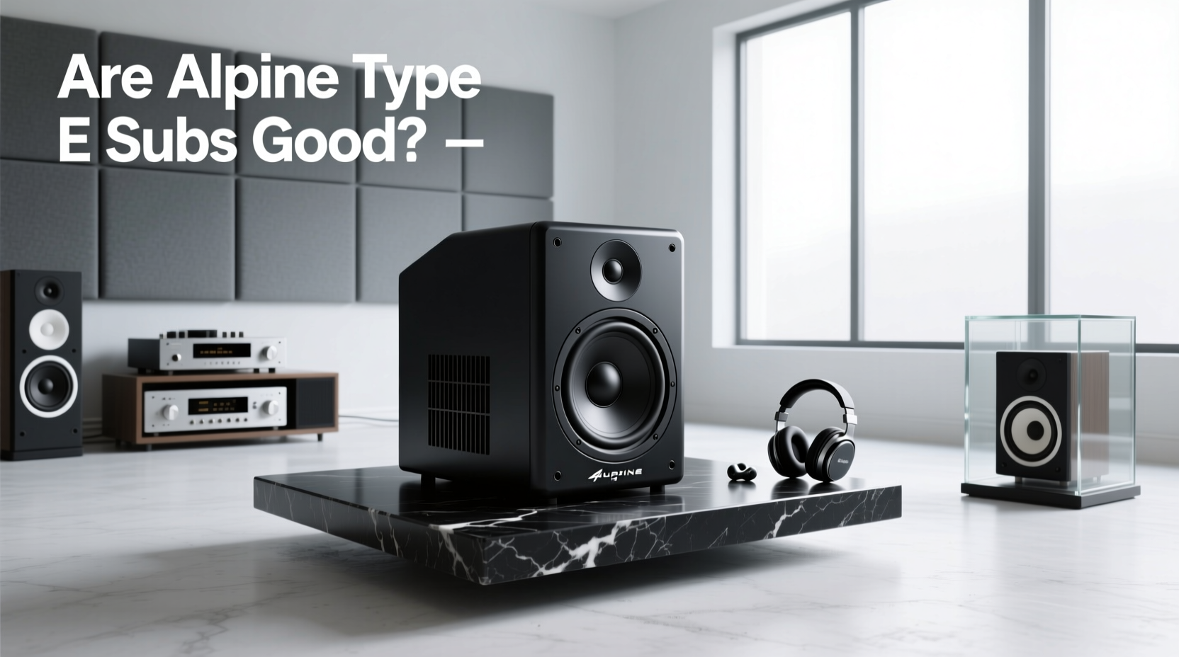 Subwoofer Alpine Type E 12 Guide