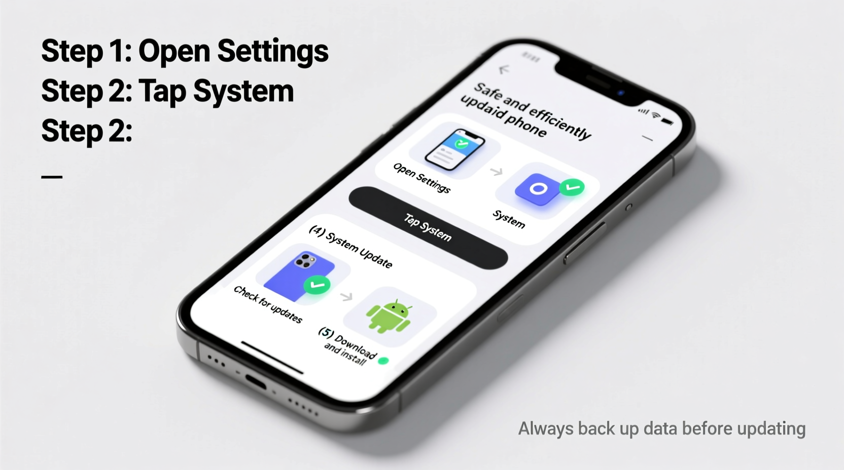 step by step guide to safely and efficiently update your android phone