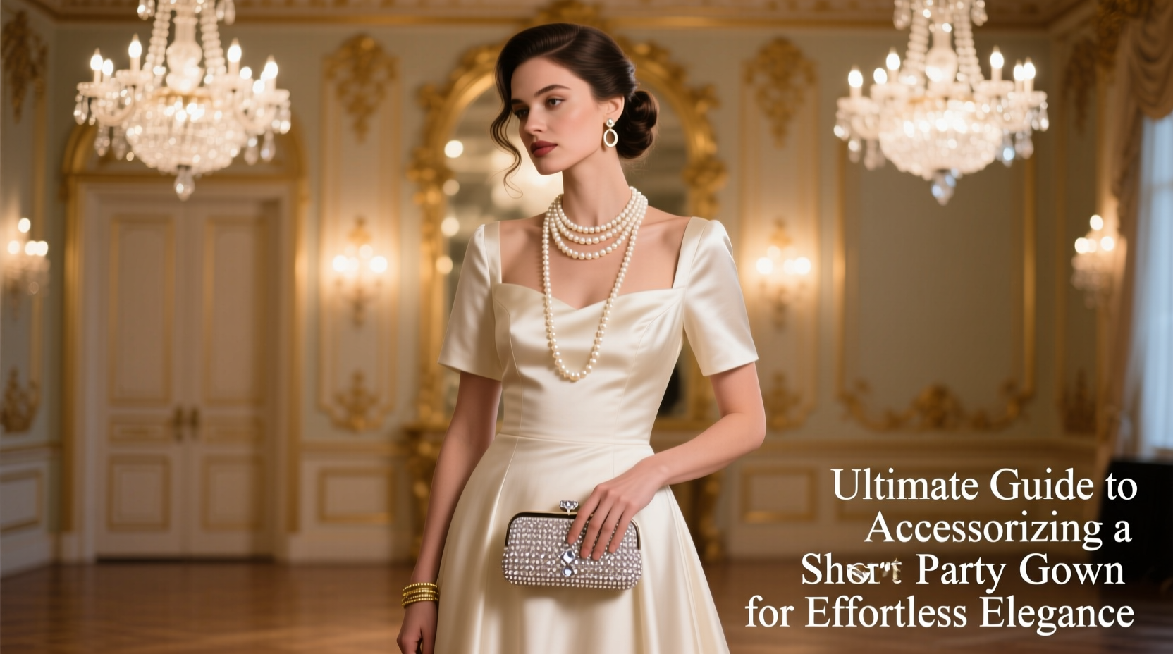 ultimate guide to accessorizing a short sleeve party gown for effortless elegance