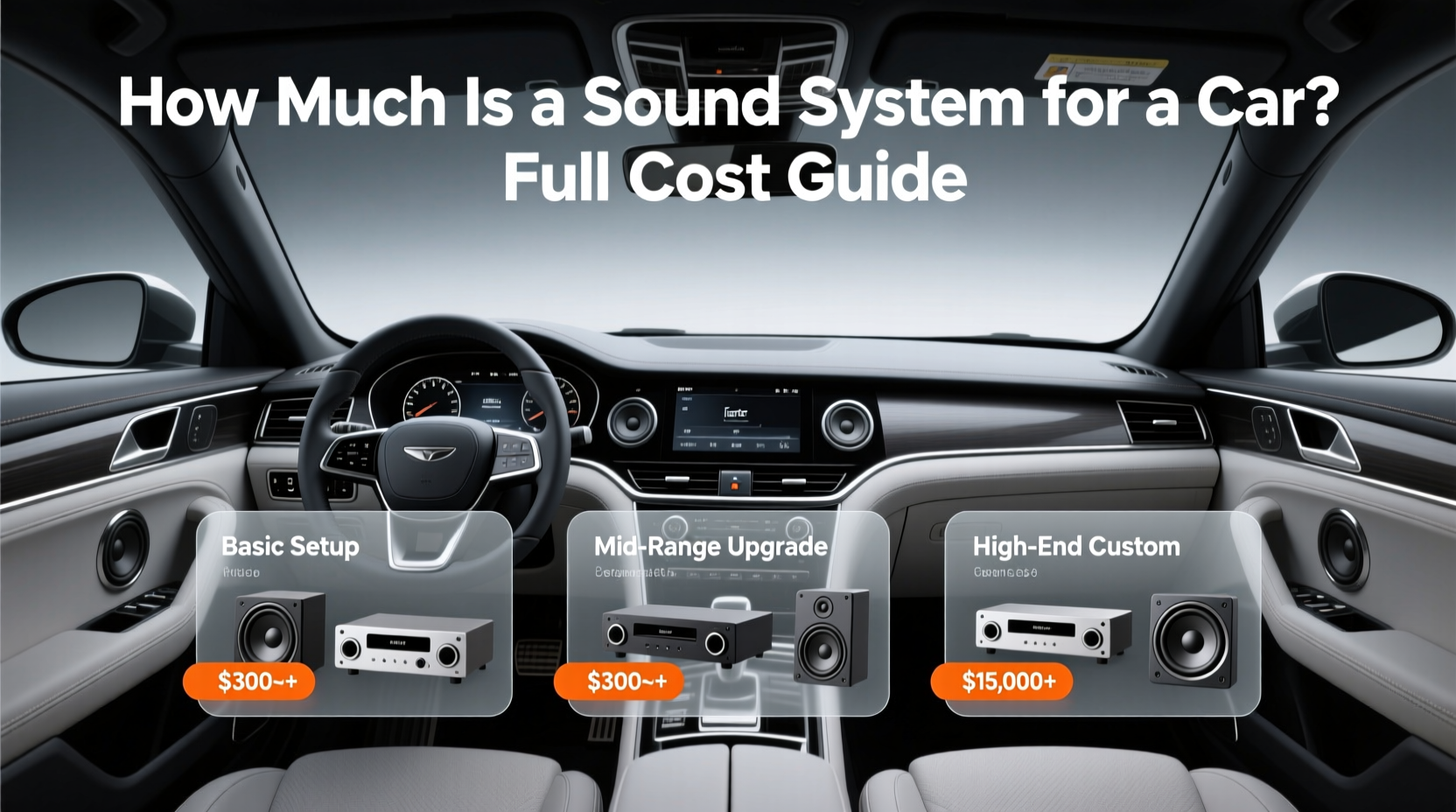 how much is a sound system for a car