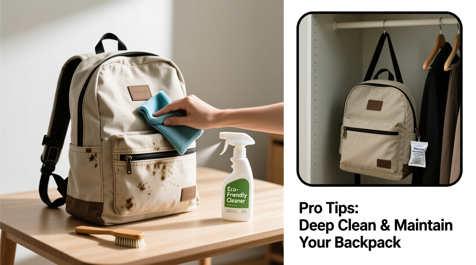 effective methods to deep clean and maintain your casual backpack shoulder bag