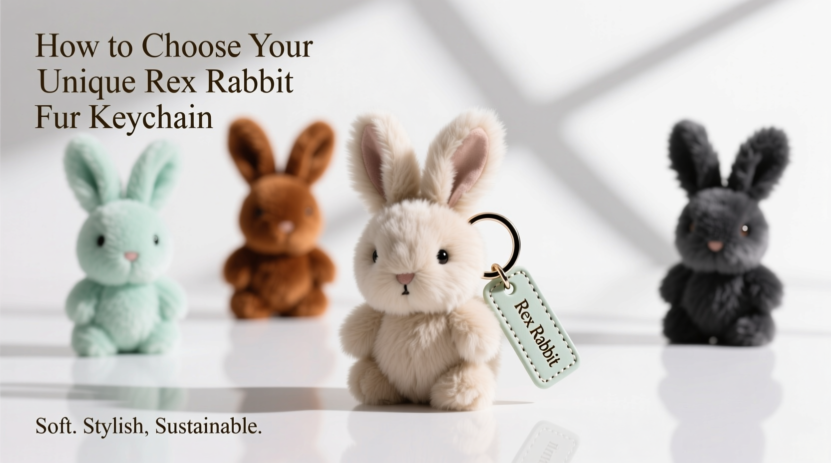 how to identify and choose a unique rex rabbit fur keychain a shoppers guide
