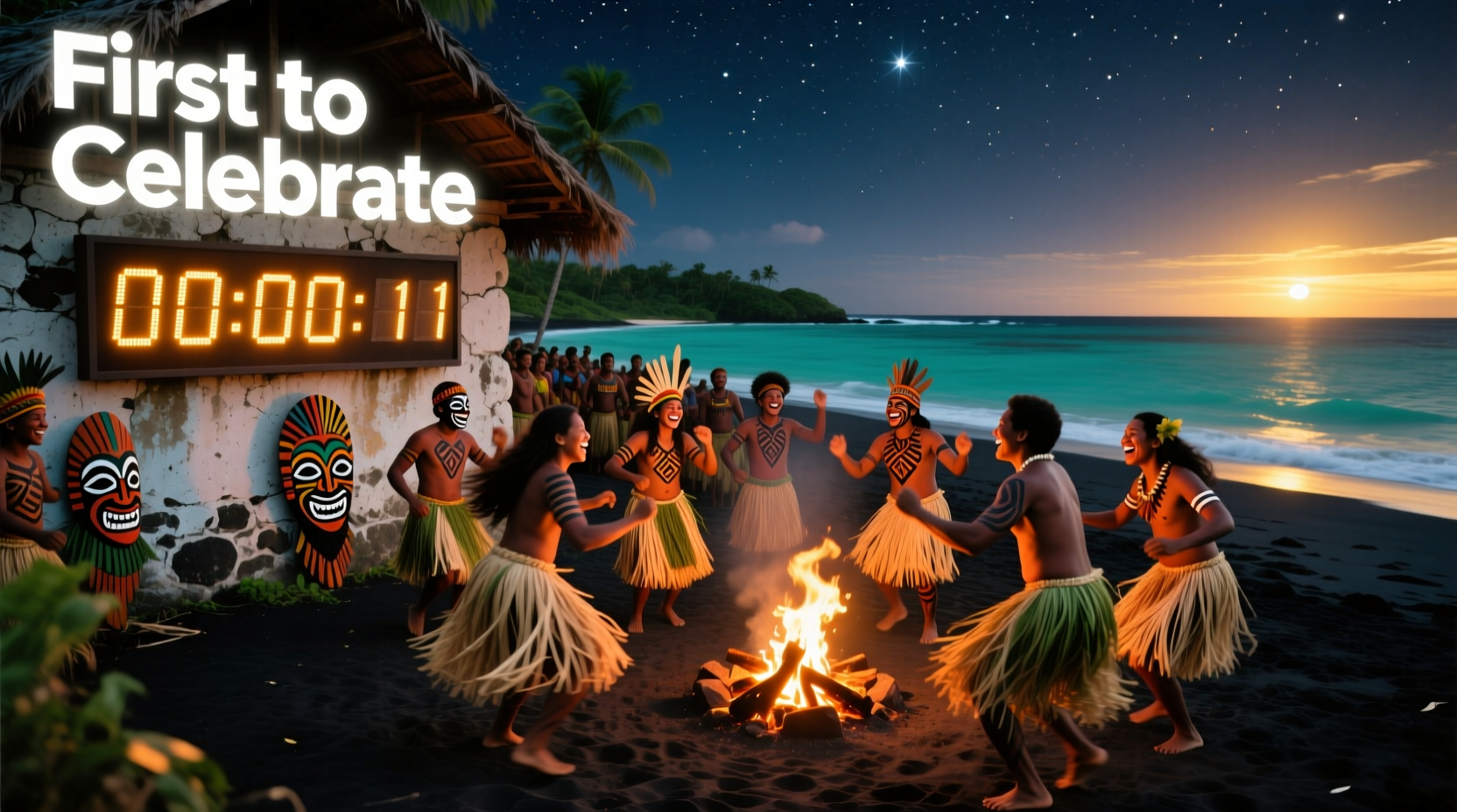 which country is first to celebrate the new year