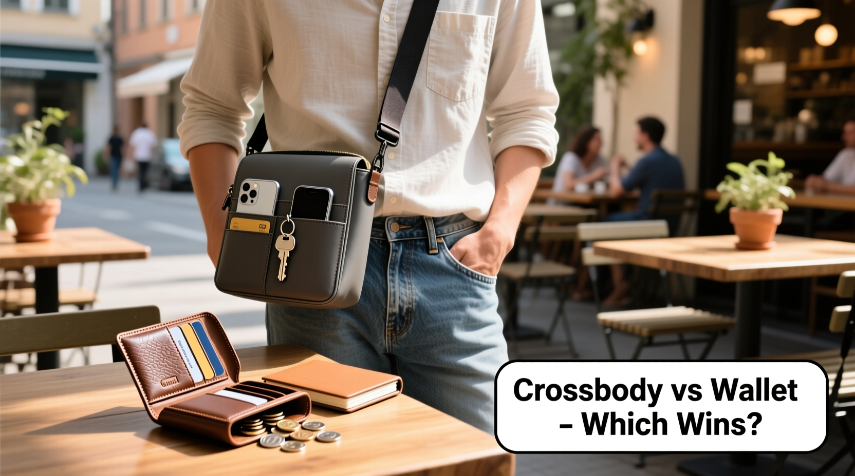 crossbody bag or handheld wallet which one is more practical for everyday use