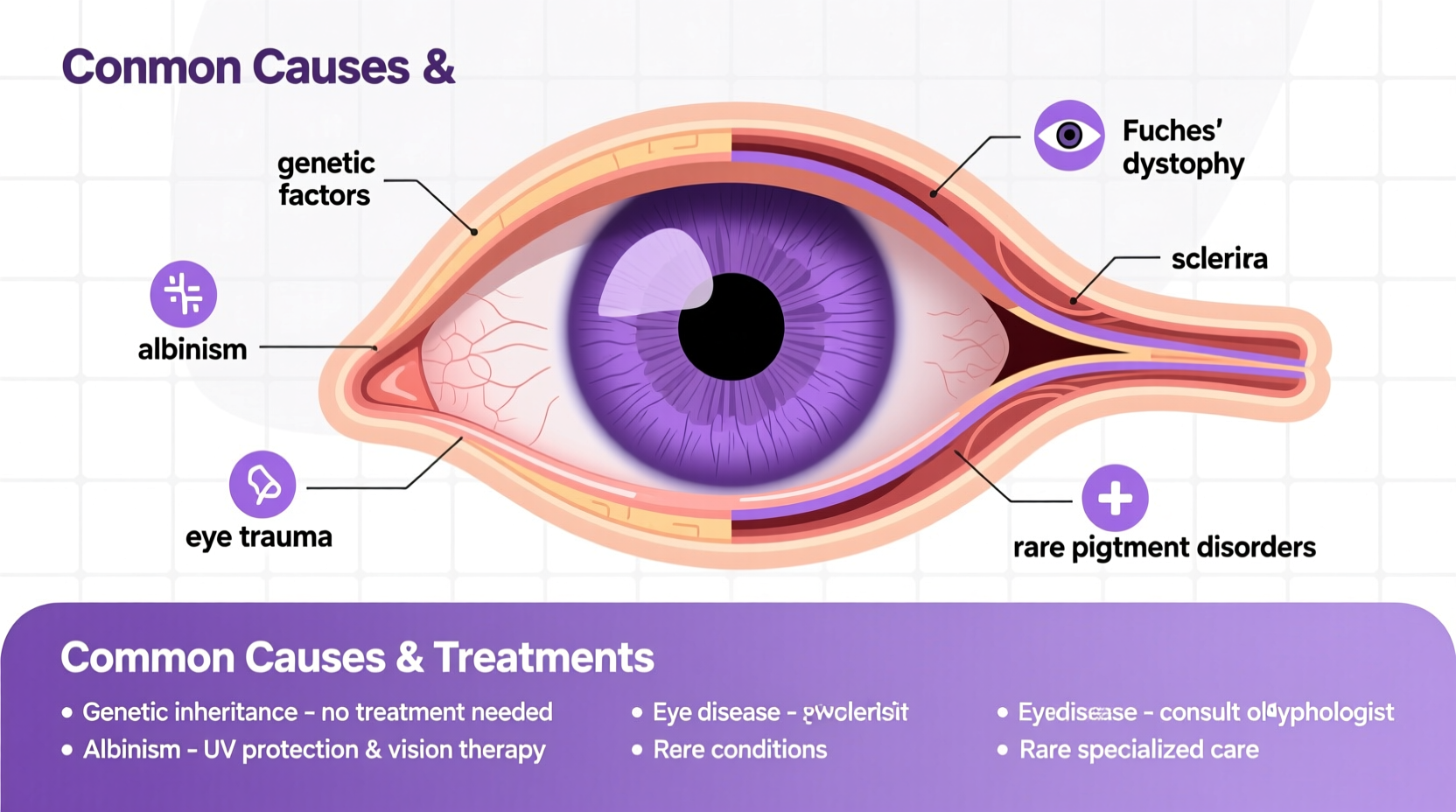 why are my eyes purple causes treatment common concerns